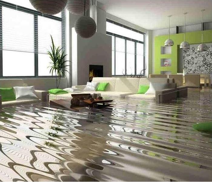 flooded flooring